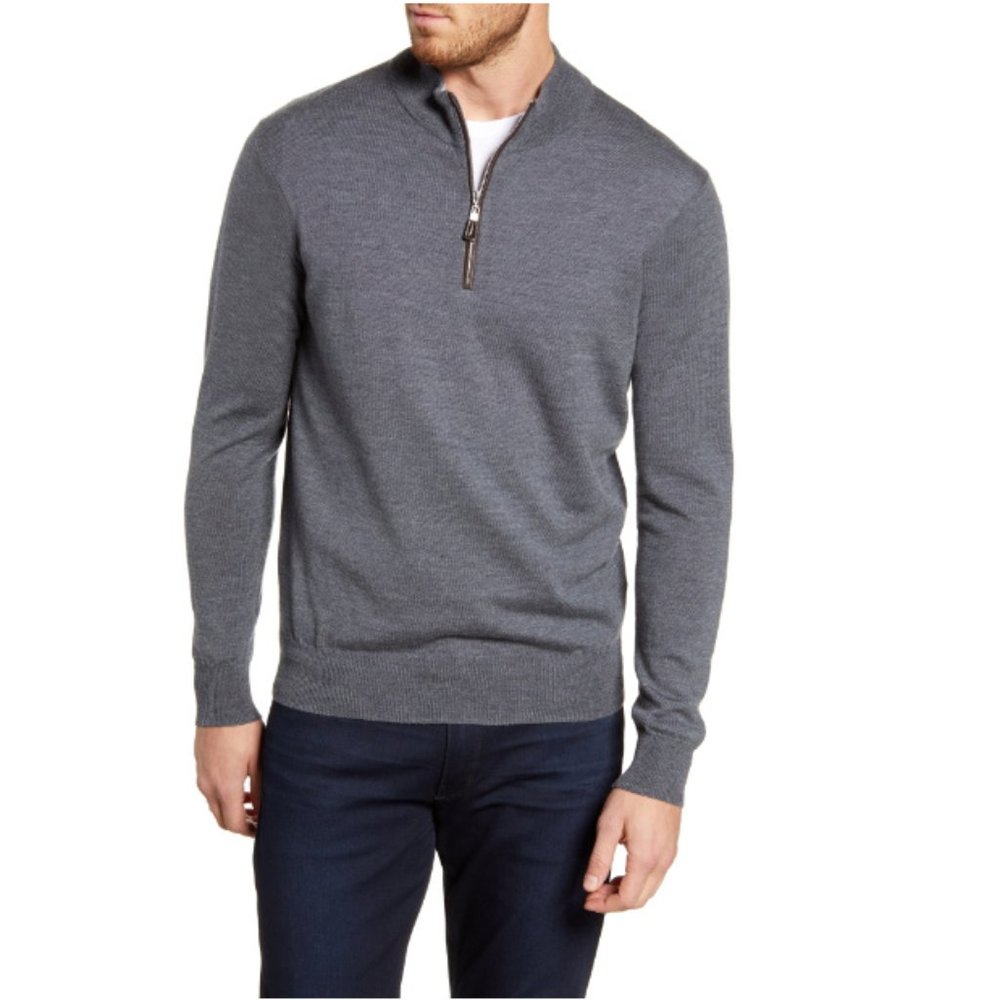 NWOT Peter Millar Crown Soft 1/4 Zip Sweater